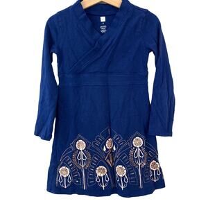 Tea Collection Merchant City Wrap Neck Dress - Scotland - 5
